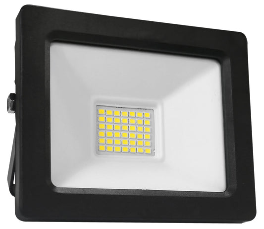 OMEGA LED Bouwlamp 30W Buiten – Floodlight 4000K Neutraal Wit – 2400 Lumen – Waterdicht – Schijnwerper LED 220-240V