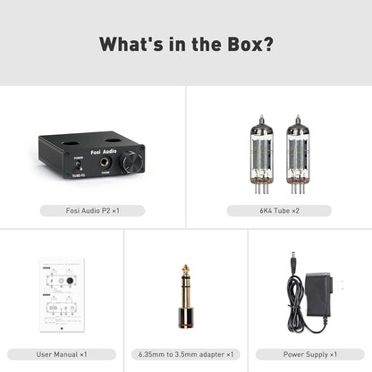 Fosi Audio Interface - Headphone Amplifier - Hifi Stereo Set - Suitable for MP3, Headset, Smartphone, Laptop &amp; Tablet