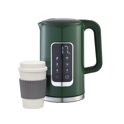 Platinet PEKR723G Kettle - With Display - Keep Warm Function with Memory - 1.7L - Green
