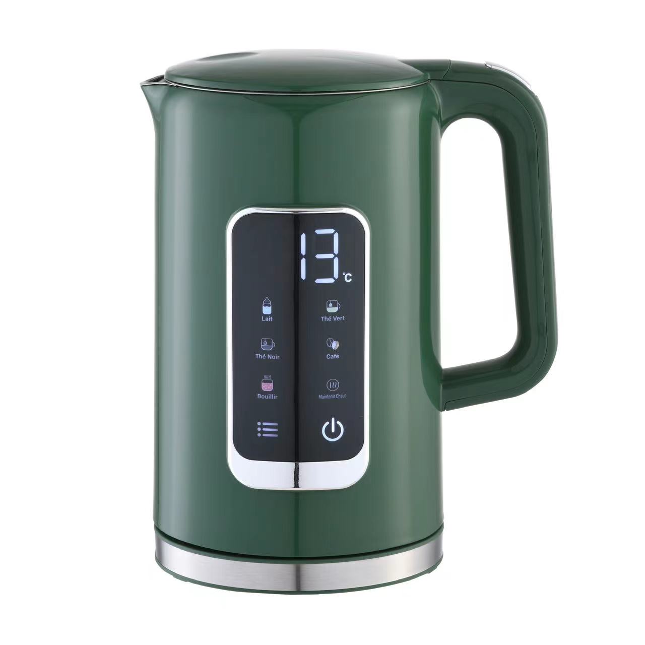 Platinet PEKR723G Waterkoker - Met Display - Warmhoud functie met Geheugen - 1.7L - Groen