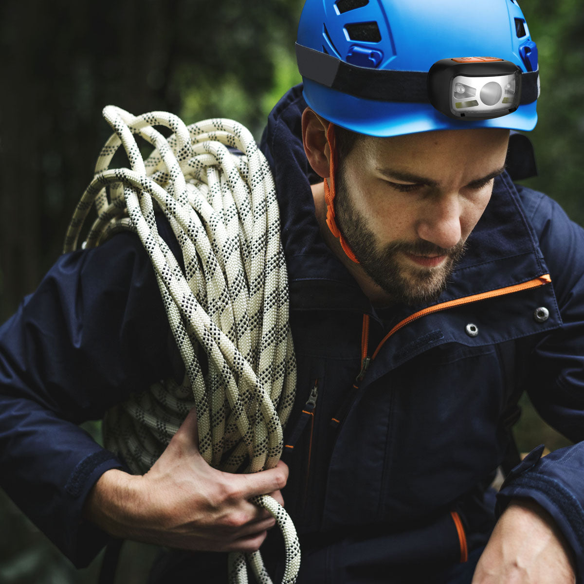 Platinet PHL2882 LED Hoofdlamp - 1200 mAh - Oplaadbaar - Kamperen en Outdoor - 270lm