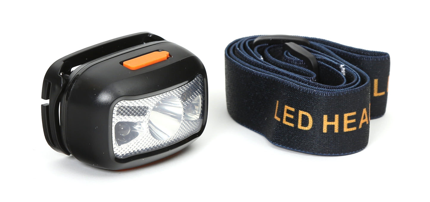 Platinet PHL2882 LED Hoofdlamp - 1200 mAh - Oplaadbaar - Kamperen en Outdoor - 270lm