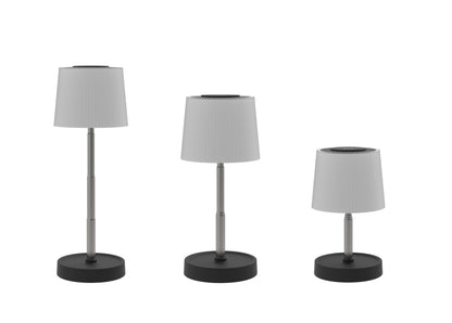 Platinet LED Tafellamp – 3 Lichtkleuren – Verstelbare Hoogte – USB Oplaadbaar – Wit