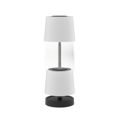 Platinet LED Tafellamp – 3 Lichtkleuren – Verstelbare Hoogte – USB Oplaadbaar – Wit