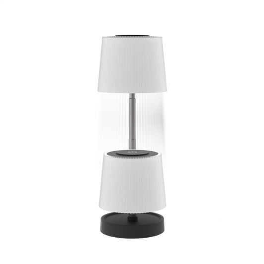 Platinet LED Tafellamp – 3 Lichtkleuren – Verstelbare Hoogte – USB Oplaadbaar – Wit