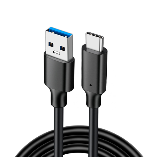 Delmark USB-A naar USB-C Kabel - 50cm - 3.2 Gen2- 60W PD en QC 3.0