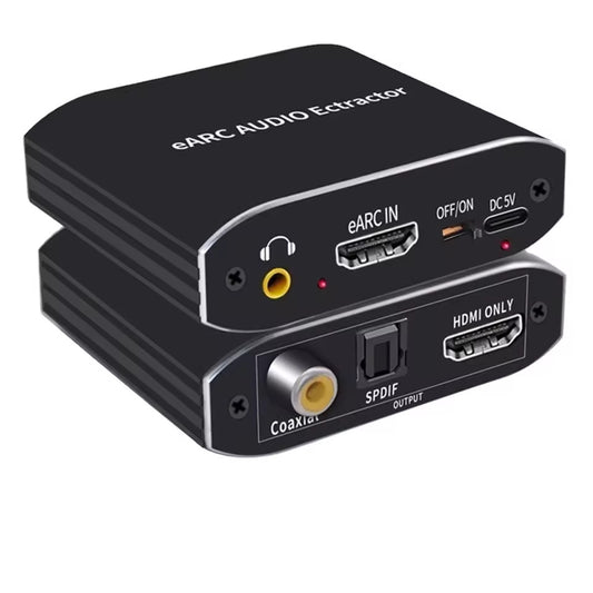NÖRDIC SGM-236 HDMI 2.1 Audio Extractor - eARC/ARC - 7.1 Audio - Dolby Atmos, Coaxial, S/PDIF, AUX