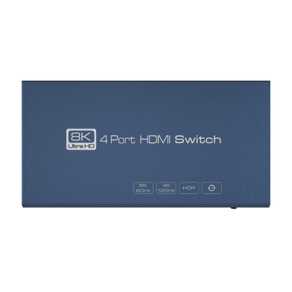 NÖRDIC SGM-239 HDMI 2.1 Switch - 4 naar 1 - 8K60Hz, 4K120Hz - Dolby Atmos - Ultra HD