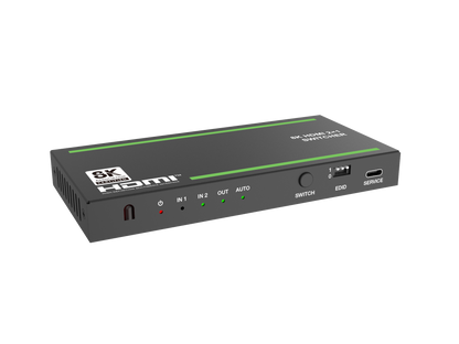 NÖRDIC HDMI 2.1 Switch - HDMI Switch 8K - 2 to 1 - 8K60Hz 4K120Hz - HDMI Audio Extractor