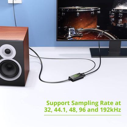 NÖRDIC Converter Digitaal naar Analoog RCA - Geschikt voor PlayStation PS4/PS5, Xbox Serie X, TV, PC & Laptop