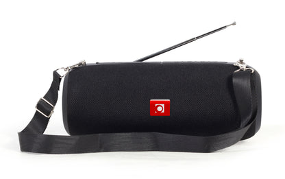 Gembird Draagbare Draadloze Speaker - FM Radio - Tot 7 uur - Bluetooth, AUX, SD kaart en USB - Zwart