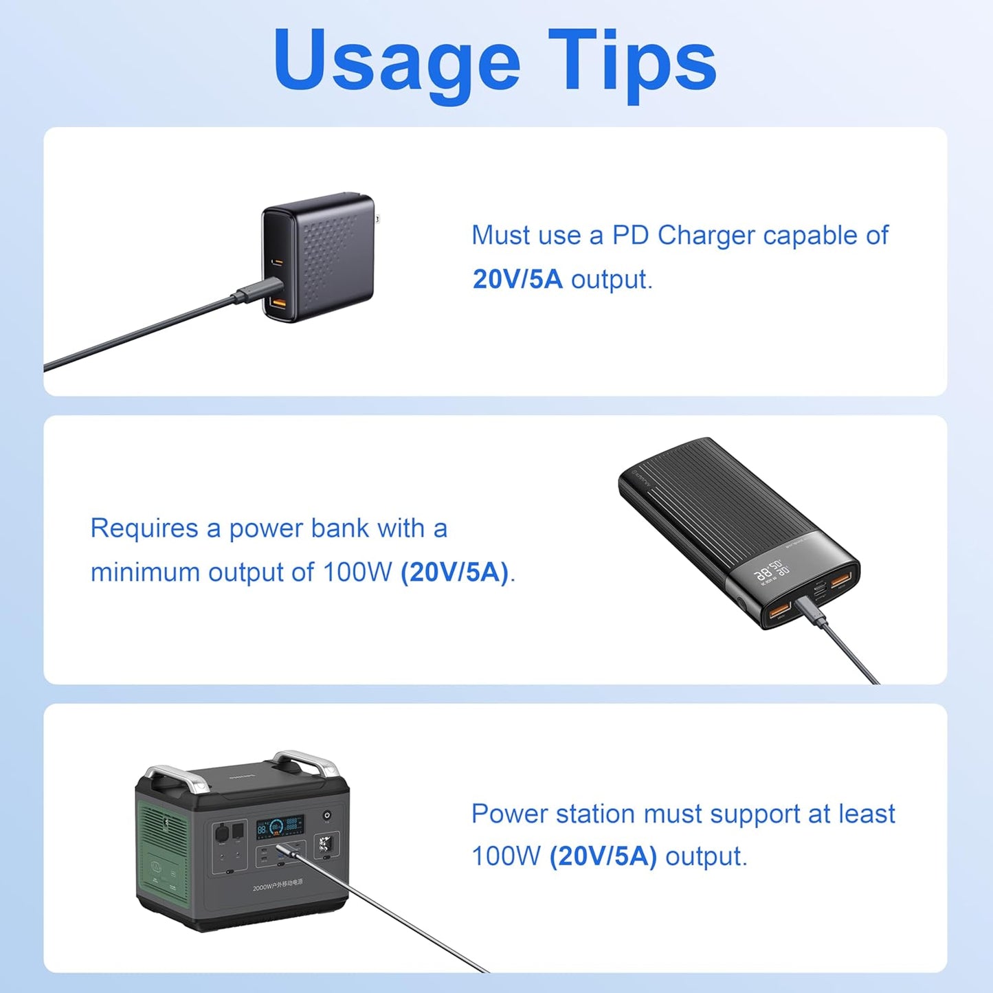 Nördic USB-C Voedingskabel – Geschikt voor Starlink Mini