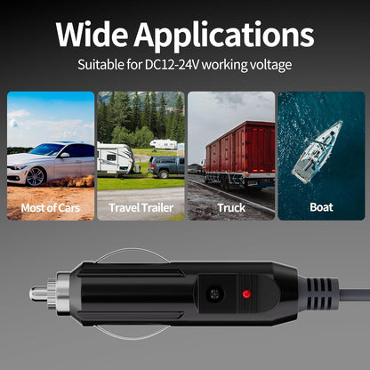 Nördic voedingskabel – Geschikt voor Starlink Mini – 12V-24V Sigarettenaansteker – Auto oplader