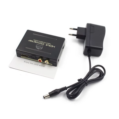 Delmark HDMI naar HDMI met Audio Extractor - Toslink/SPDIF of RCA/Tulp - 4K HDMI