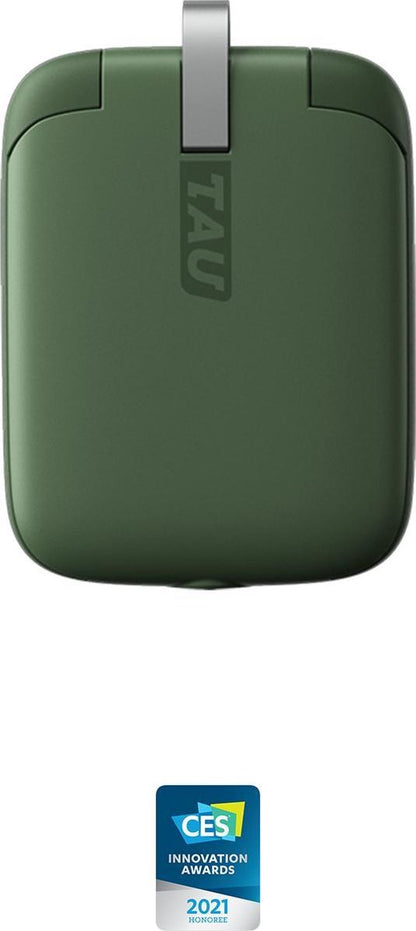 TAU Mini Powerbank 3 in 1 Sleutelhanger met Oplader - USB-C, USB, Micro USM & Lightning - 1400mAh