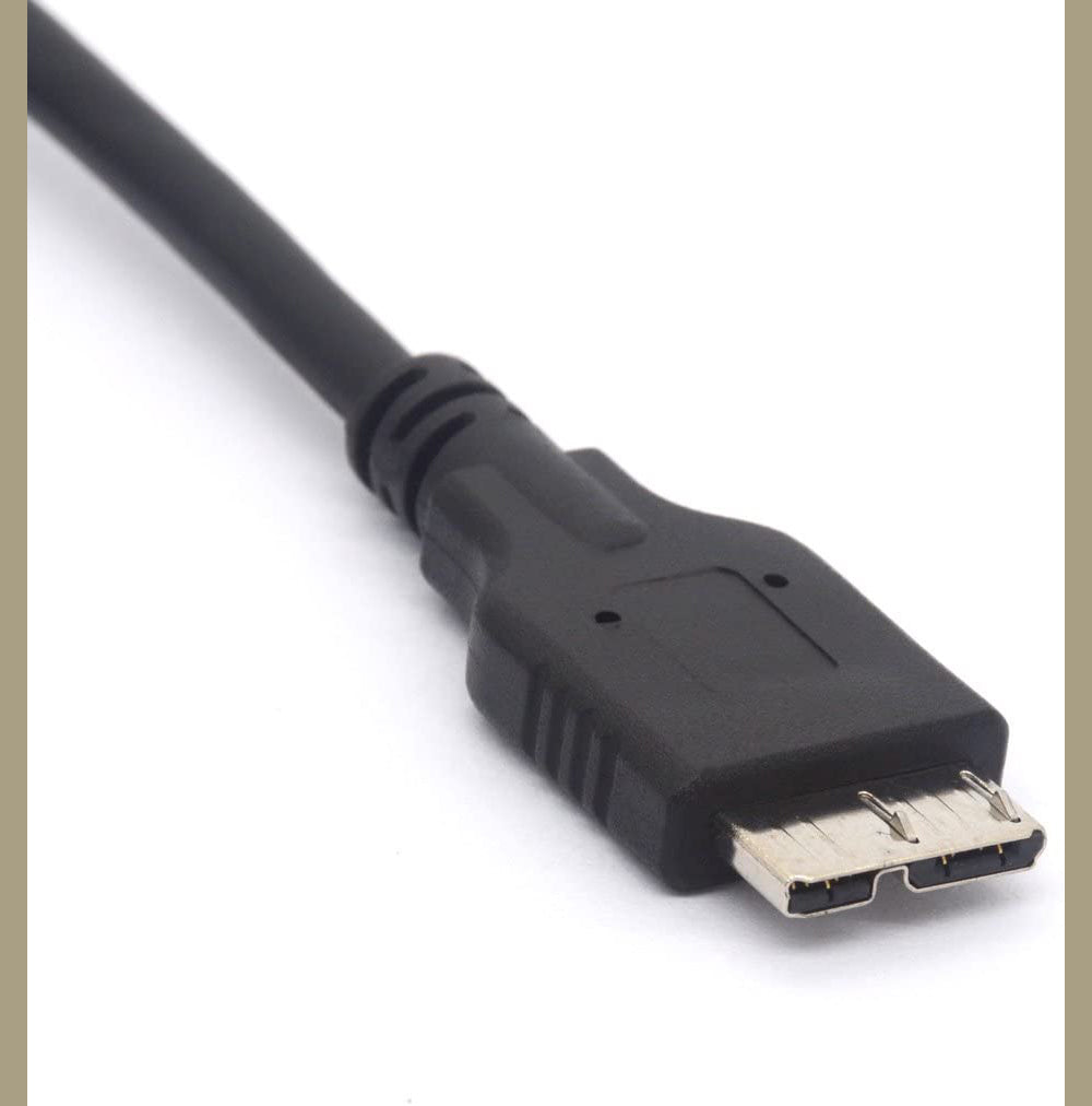 NÖRDIC USBC-103 USB-C to USB Micro B Cable - 3.2 Gen 1 - For External Hard Drive - 3m