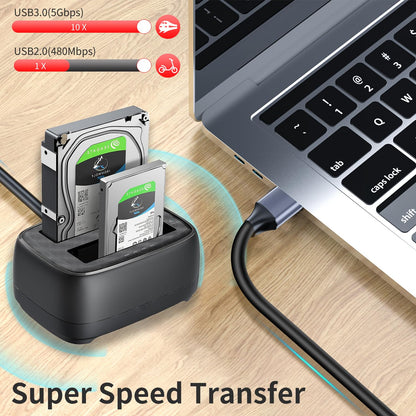 NÖRDIC USB A naar USB C kabel - USB 3.0 - 5Gbps - Geschikt voor Laptop, docking station, VR, Camera, Xbox en SSD - 5m