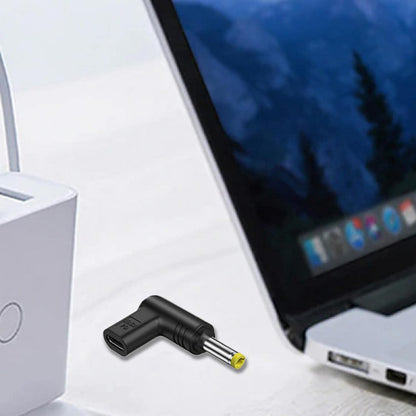 NÖRDIC USB-C Adapter - DC 7,9x5,5 mm - Geschikt voor Laptop - 100W - Zwart