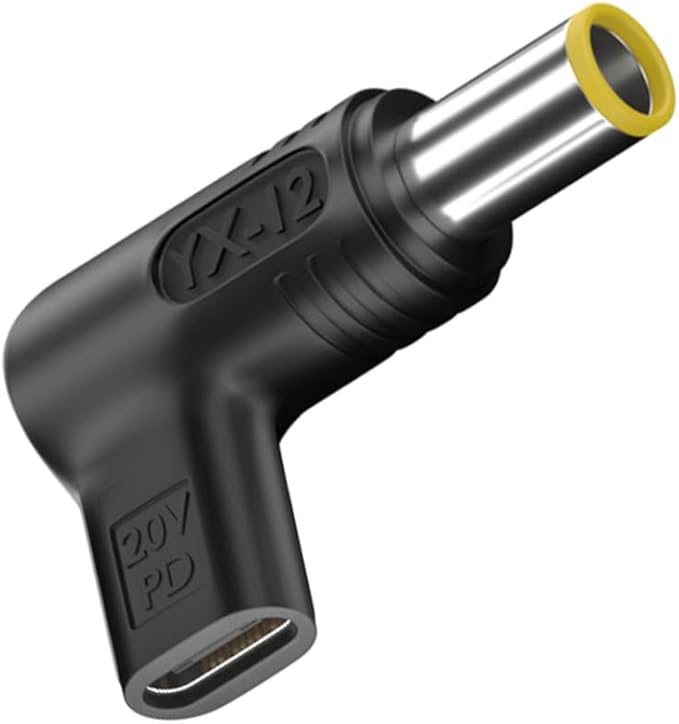 NÖRDIC USB-C Adapter - DC 7,9x5,5 mm - Geschikt voor Laptop - 100W - Zwart