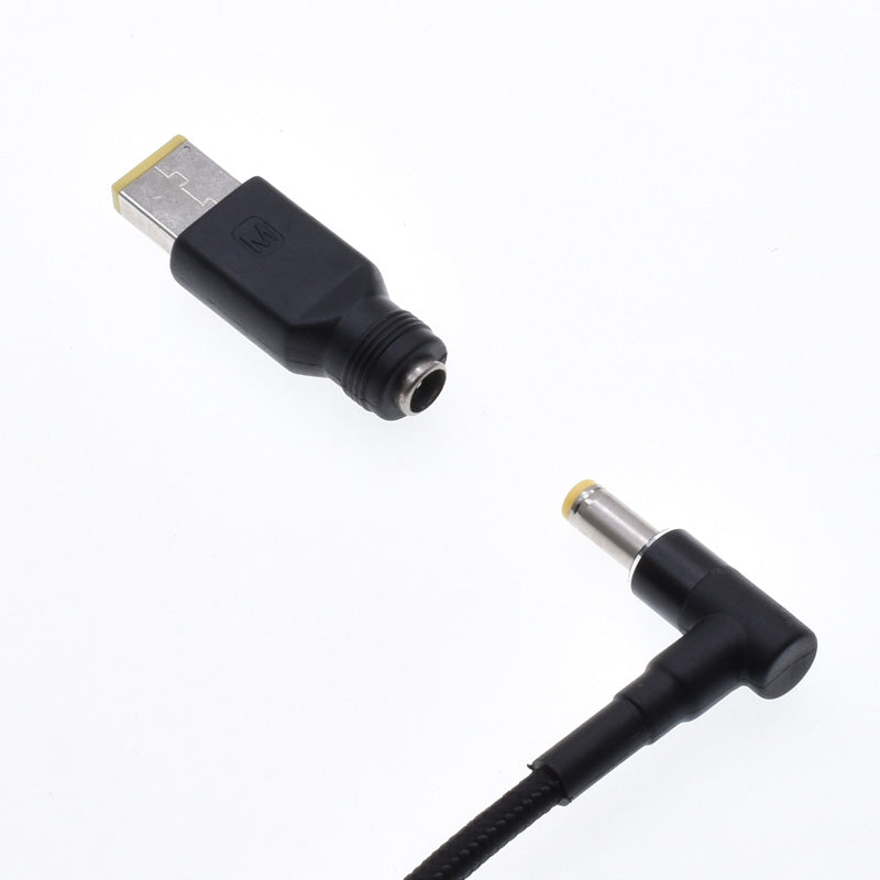 NÖRDIC USB-C naar DC-stroomkabel met 10 adapters - 1,8 meter - Universele laptoplader