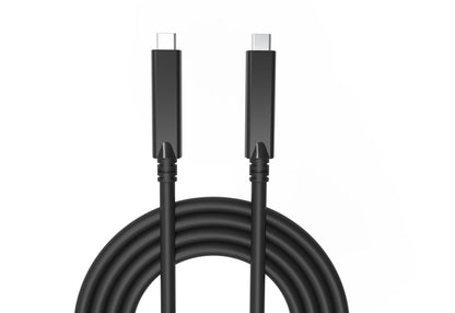 NÖRDIC USB C naar USB C Kabel - Glasvezel - 10 Gbps - 4K Beeldkwaliteit - Power Delivery 60W - 10m