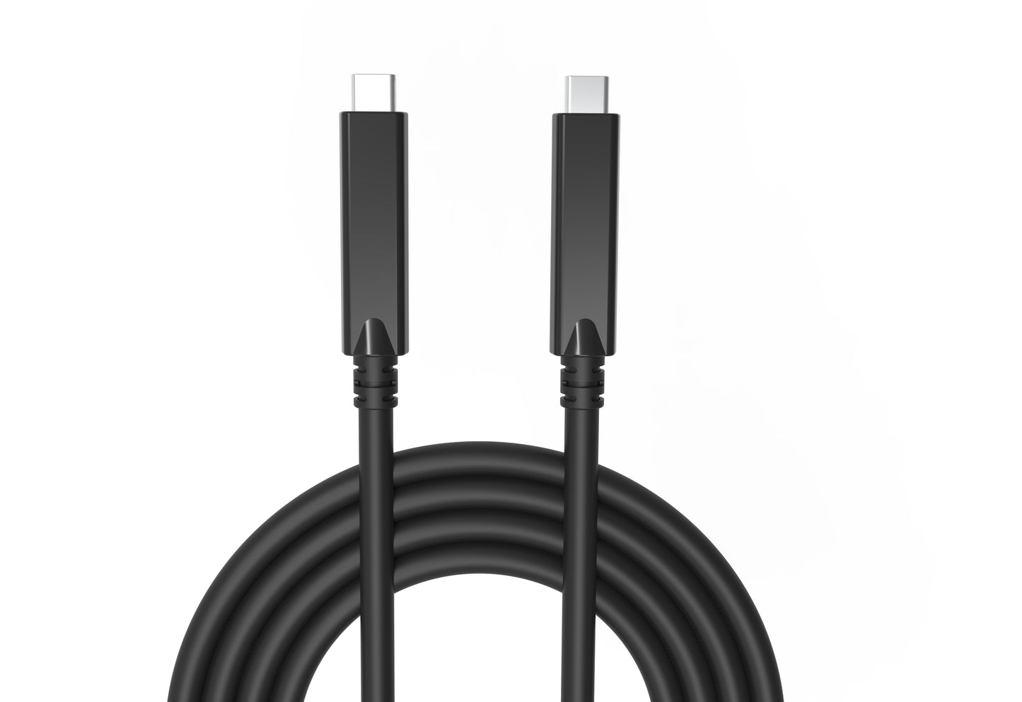 NÖRDIC USB C naar USB C Kabel - Glasvezel - 10 Gbps - 4K Beeldkwaliteit - Power Delivery 60W - 15m