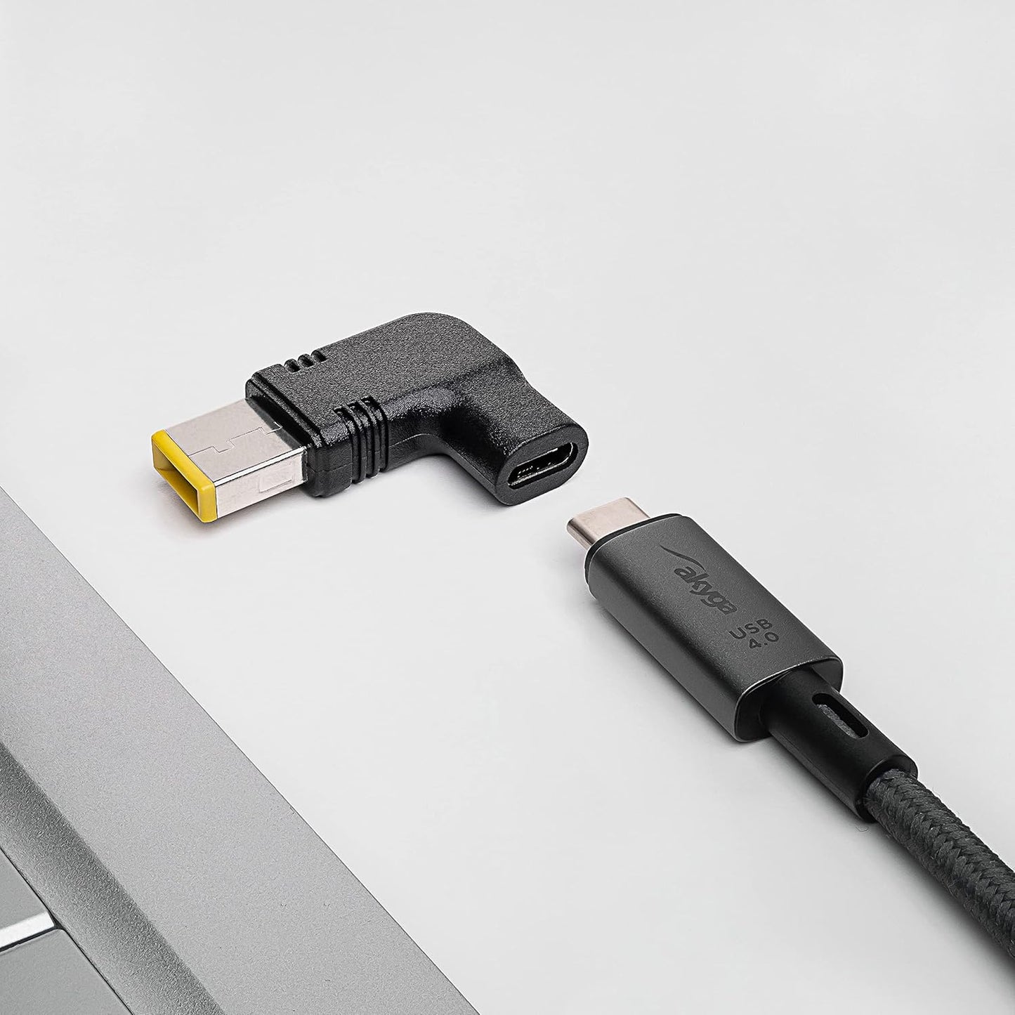 NÖRDIC USB-C Adapter - Geschikt voor Lenovo opladers - 100W PD Snellader - Geschikt voor laptop, smartphone & tablet