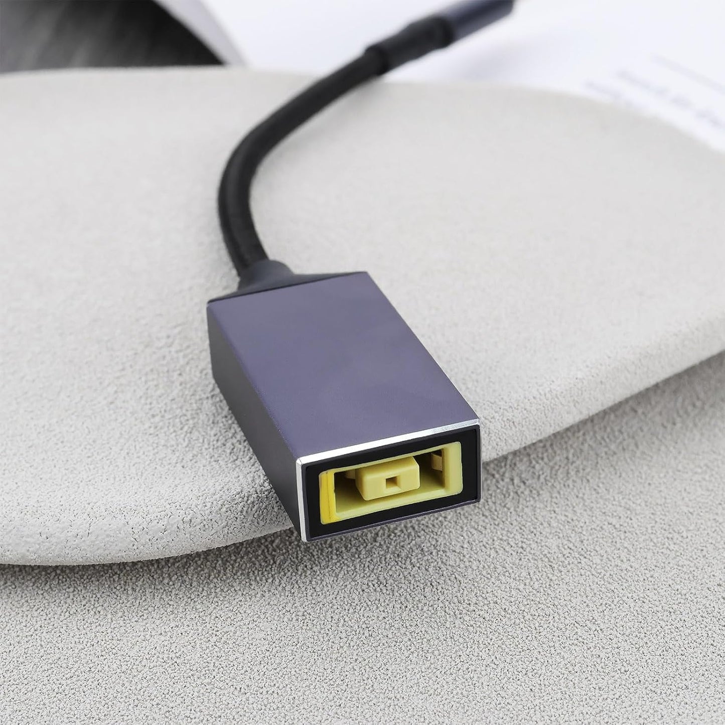 NÖRDIC USB-C Adapter - Geschikt voor Lenovo opladers - 100W PD Snellader - Geschikt voor laptop, smartphone & tablet - 17 cm