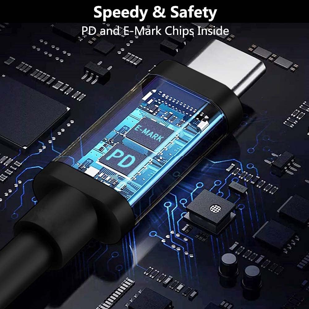 NÖRDIC USB-C naar DC Kabel - Geschikt voor Lenovo apparaten - 65W - Geschikt voor Laptop - 1,5m