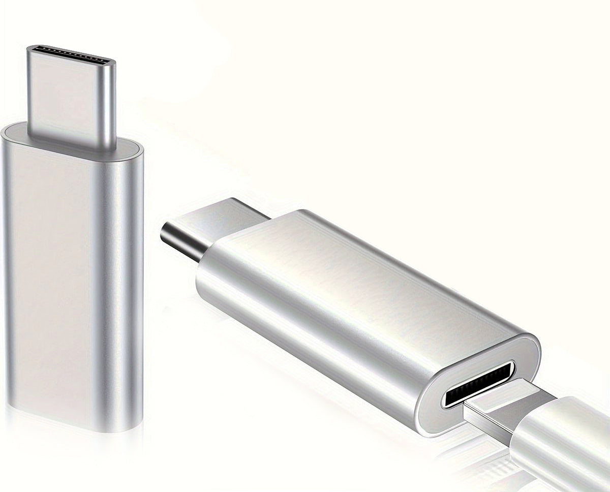 NÖRDIC USBC-N1504 USBC-C Mannelijk naar Lightning Vrouwelijk Adapter - Zilver