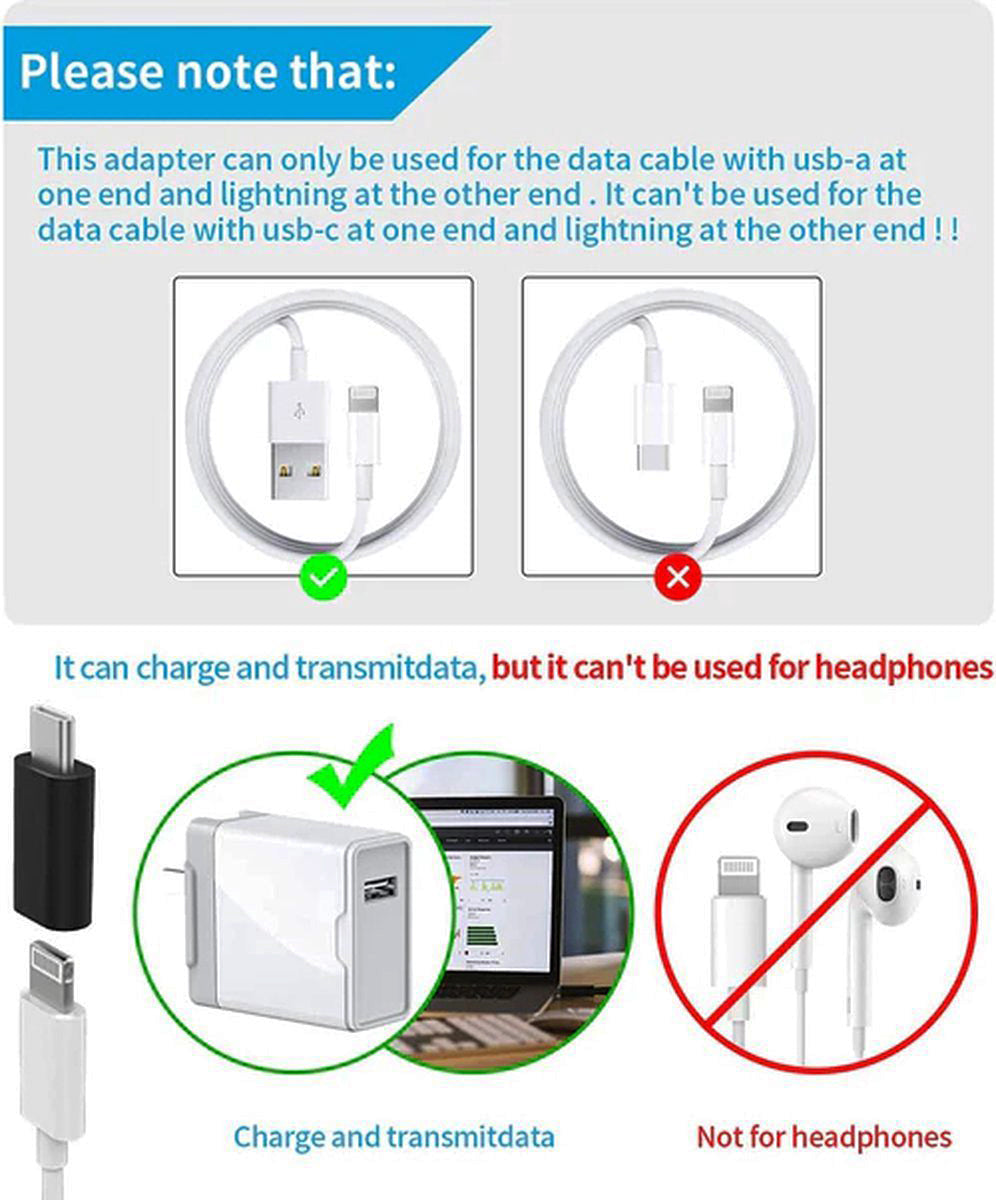 NÖRDIC USBC-N1504 USBC-C Mannelijk naar Lightning Vrouwelijk Adapter - Zilver