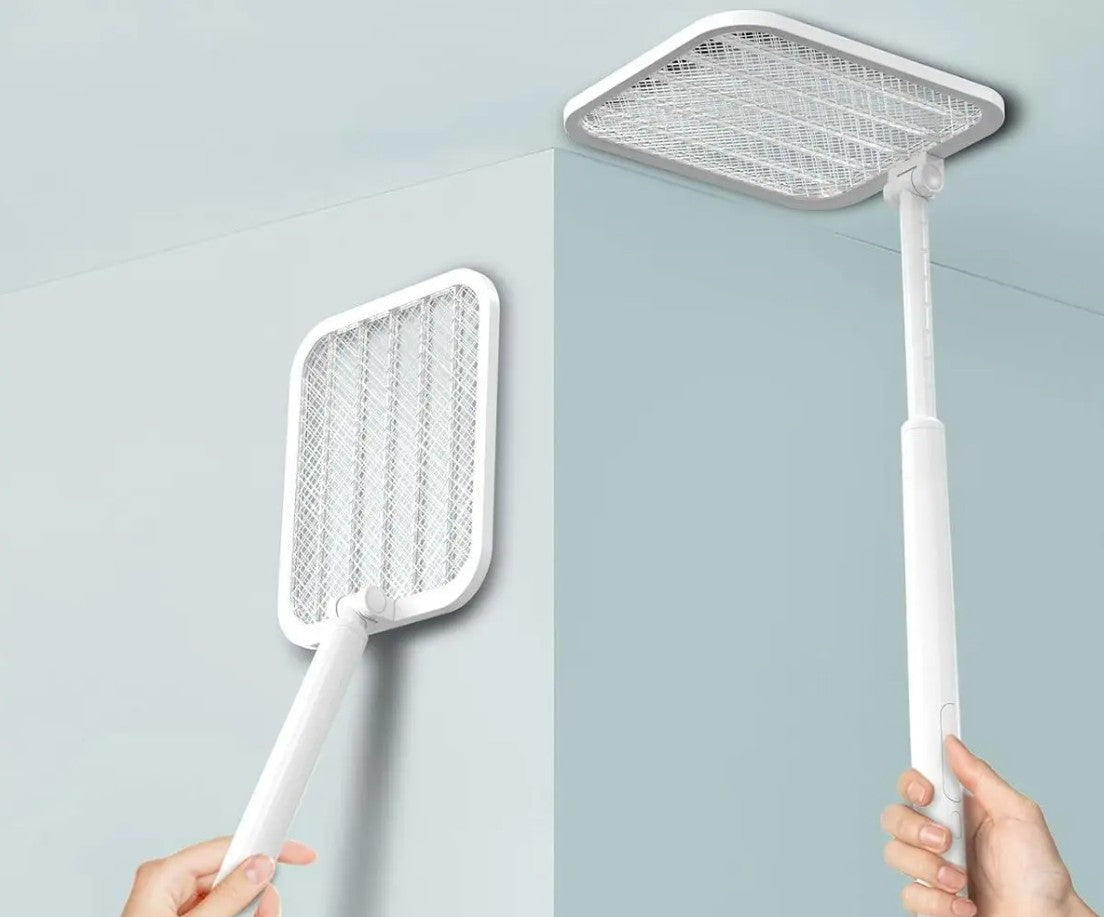 Elektrische Vliegenmepper – Telescopisch & Opvouwbaar Racket – Platinet