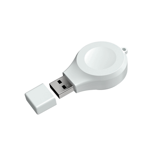 Delmark Mini USB Smartwatch oplader - Zwart - Sleutelhanger model - Breed compatibel
