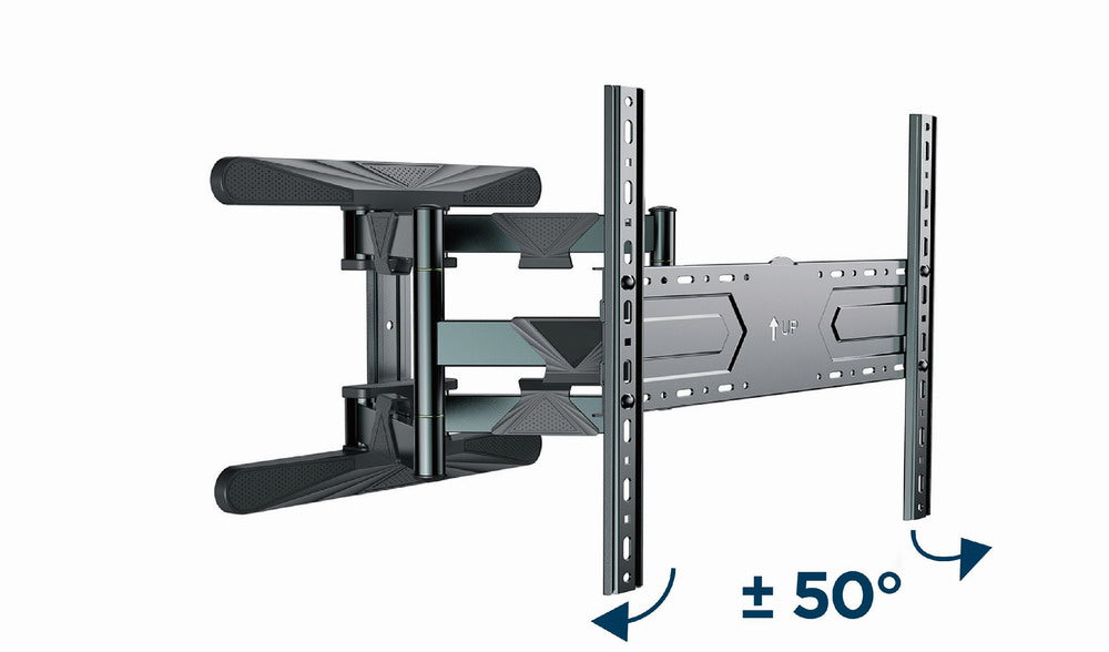 Gembird Full-motion TV wall mount - Swivel and tilt - 40 to 80 inches