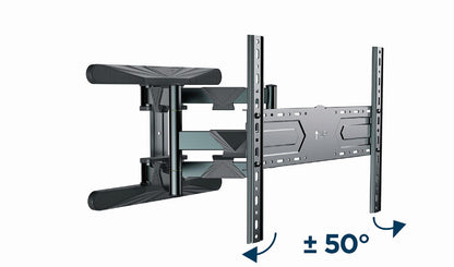 Gembird Full-motion TV wall mount - Swivel and tilt - 40 to 80 inches