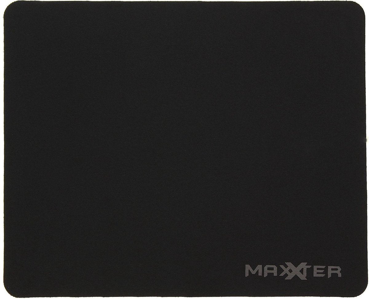 MaxXter ACT-MP-S-BLACK Muismat - 25 x 20 cm - Anti slip - Zwart
