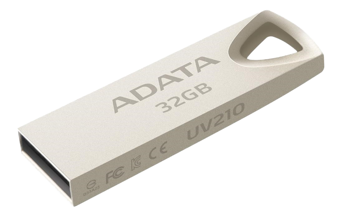 ADATA-509 - 32GB - Flashdrive - USB 2.0 - Zilver