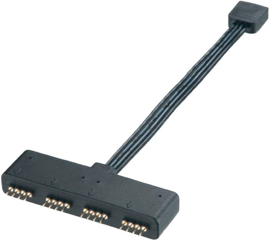 AKASA AK-CBLD02-10BK Splitter voor RGB LED AKASA / 1x femSA / 1x fem