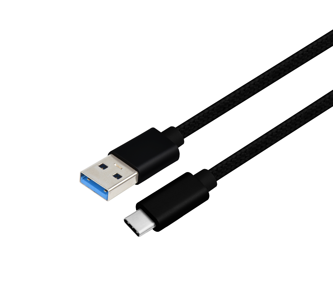 NÖRDIC USBC-N1032 USB-C naar USB-A kabel - USB3.1 Gen1 - 50 cm - Zwart