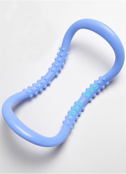 FDW AP6244-BL Yoga / Pilates ring - Voor stretchen en training - 2 Stuks - Pastelblauw