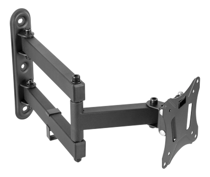 DELTACO OFFICE ARM-0251, Kantelbaar, draaibaar, TV Beugel, 13"- 27 inch, max. 25 kg, zwart