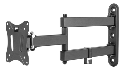 DELTACO OFFICE ARM-0251, Kantelbaar, draaibaar, TV Beugel, 13"- 27 inch, max. 25 kg, zwart
