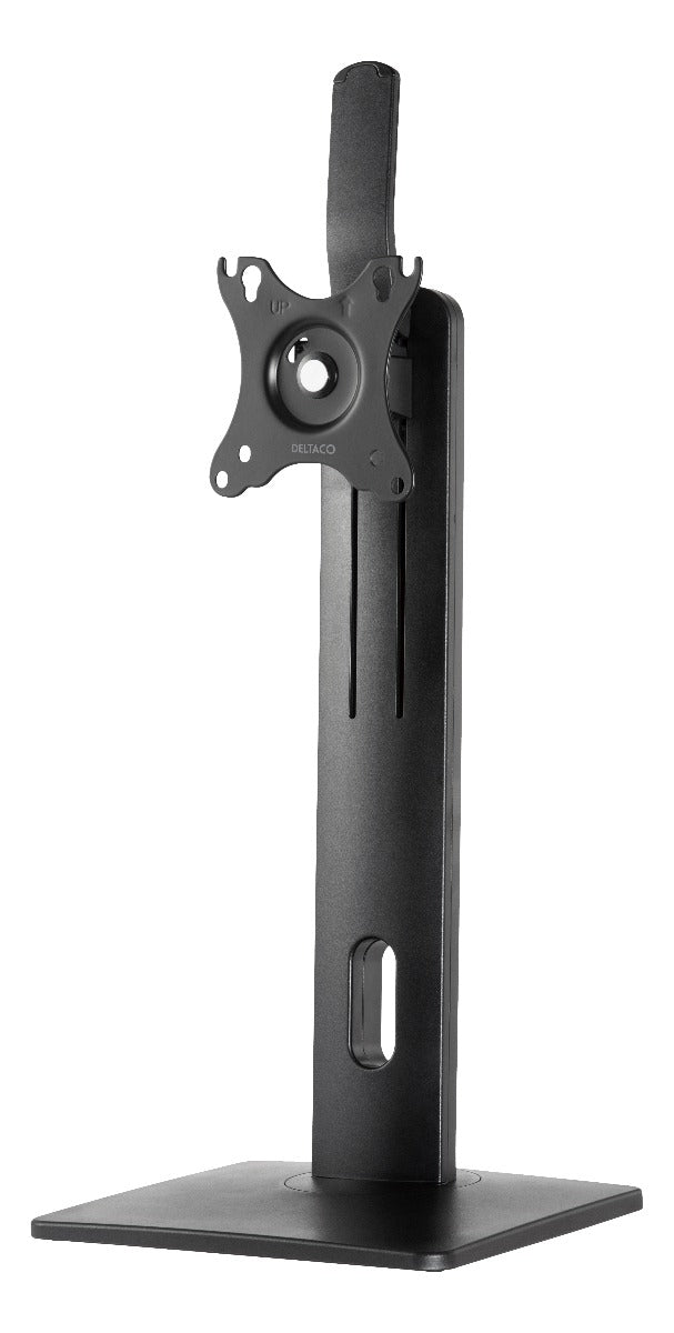 DELTACO OFFICE ARM-0310 Bureau standaard met draaibare voet - In hoogte verstelbaar - 17-32 " - Zwart