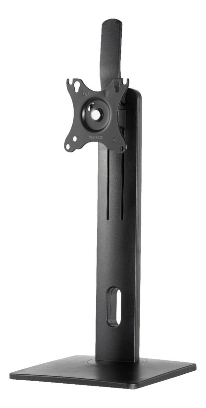 DELTACO OFFICE ARM-0310 Bureau standaard met draaibare voet - In hoogte verstelbaar - 17-32 " - Zwart