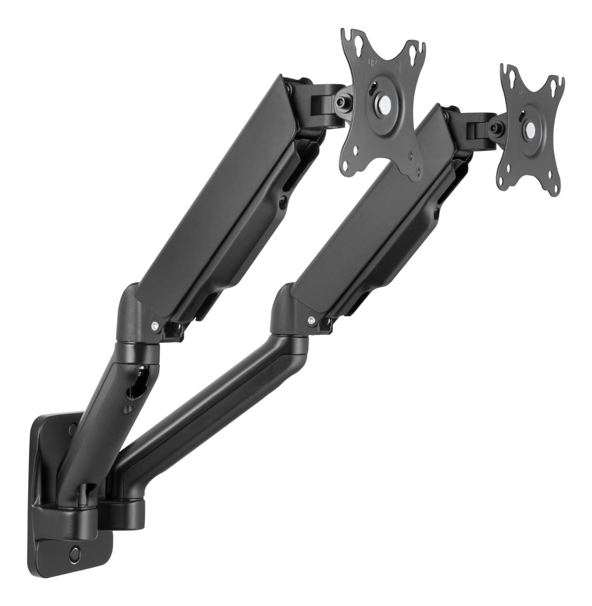 DELTACO OFFICE ARM-0361 Muurbeugel voor 2 schermen - Draai- en kantelbaar - 17-32" inch - Zwart