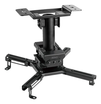 DELTACO OFFICE ARM-0410 Ceiling Mount - Suitable for Projectors - Rotatable and Tiltable - Black