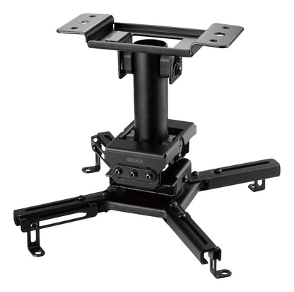 DELTACO OFFICE ARM-0410 Ceiling Mount - Suitable for Projectors - Rotatable and Tiltable - Black