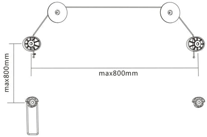 DELTACO ARM-1104, Fixed, Ultra slim TV bracket, 37''-70 inch, max. 50kg, black/silver