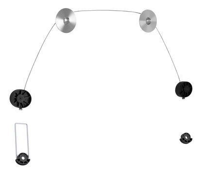 DELTACO ARM-1104, Fixed, Ultra slim TV bracket, 37''-70 inch, max. 50kg, black/silver