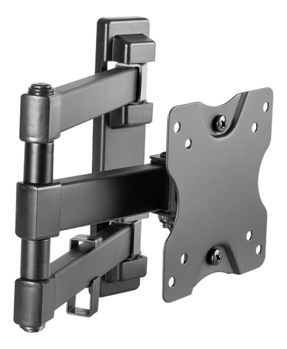 DELTACO ARM-1204 3-way wall mount - 13''- 27 inch - up to 20kg - Black